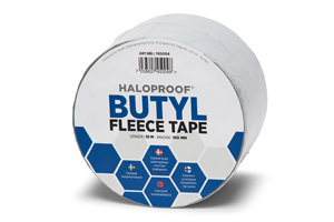 RADONSPERRE TETTEBÅND BUTYL FLEECE 100MM X 10M HALOPROOF