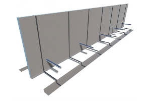 FUGE BEVEGELSESFUGE DFA L-225 CM H-X