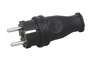 KONTAKT 230V HANN STØPSEL M/JORD