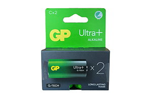 BATTERI 2 PK GP ULTRA ALKALINE C