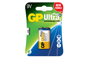 BATTERI GP ULTRA ALKALINE 9V